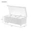 Banc de rangement rembourré avec dessus capitonné-1342725081