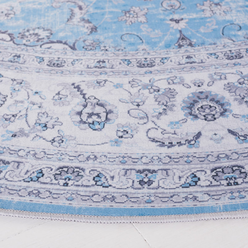Tucson Performance Machine Washable Oriental Rug, Round 6'