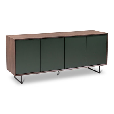 Quadrum Lacquered Buffet Damasco/Branco