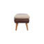 Banc en bois massif avec garniture cloutée-1441416903