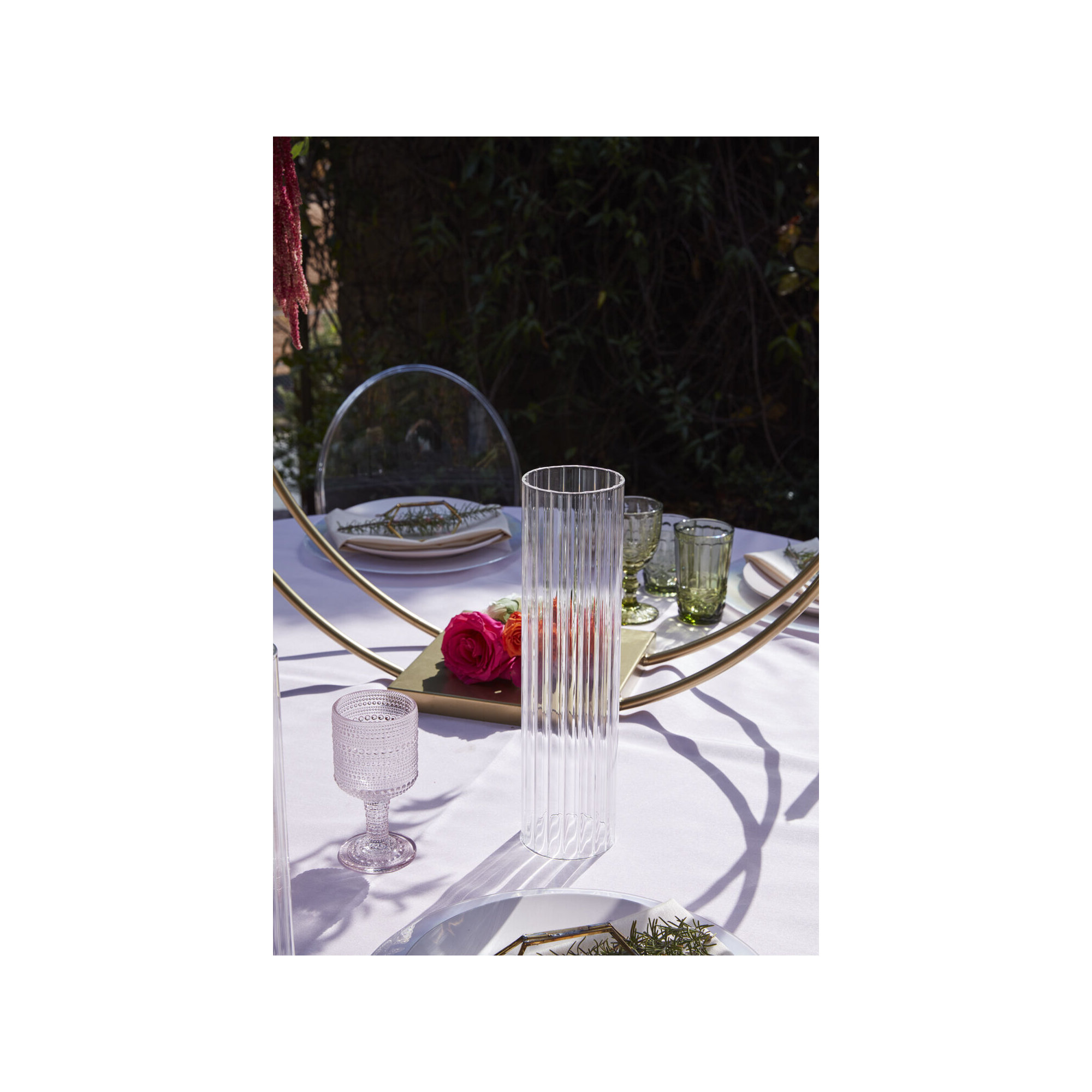 Arcada Optic Glass Sleeve 3.5"x 22", 14" H x 3.5" W x 3.5" D
