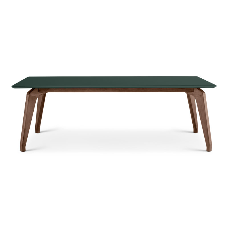 Fredericka Dining Table, 29.5" H x 86.5" L x 43.5" W, Floresta Green