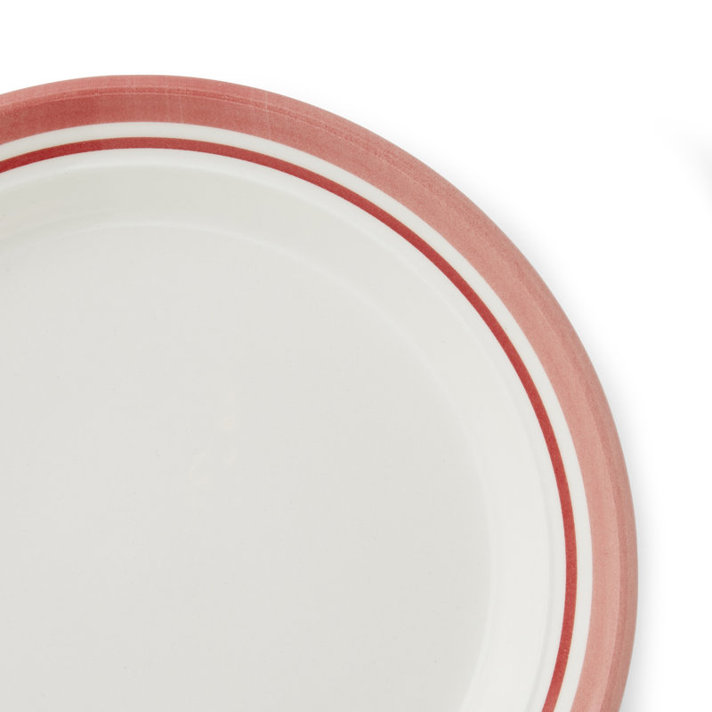 Portmeirion, Potters Stripe - Side Plates, Red