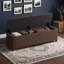 Banc ottoman de rangement avec compartiment de rangement dissimulé, siège de bout de lit pour chambre ou entrée-168749345