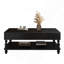 Table basse relevable avec colonnes romaines cannelées en bois massif-1955725744