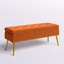 Banc de rangement rembourré en velours Kajana-1682510100