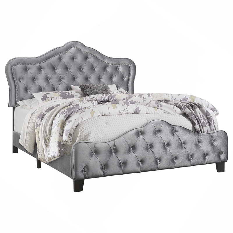 Upholstered Panel Bed