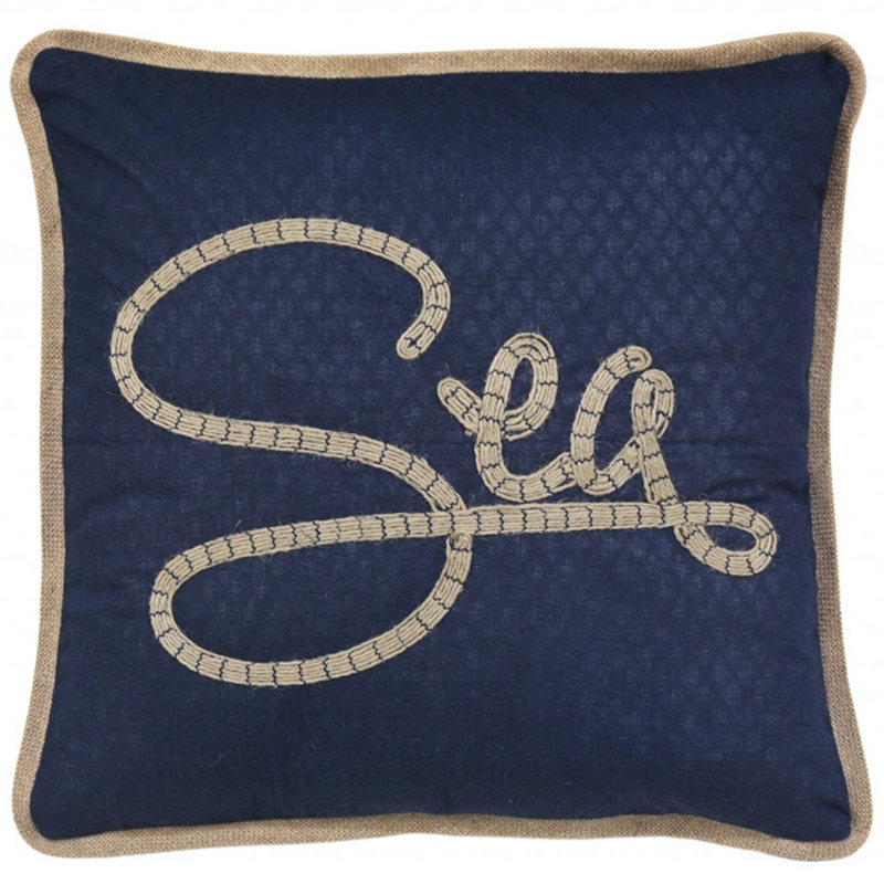 Embroidered Throw Pillow