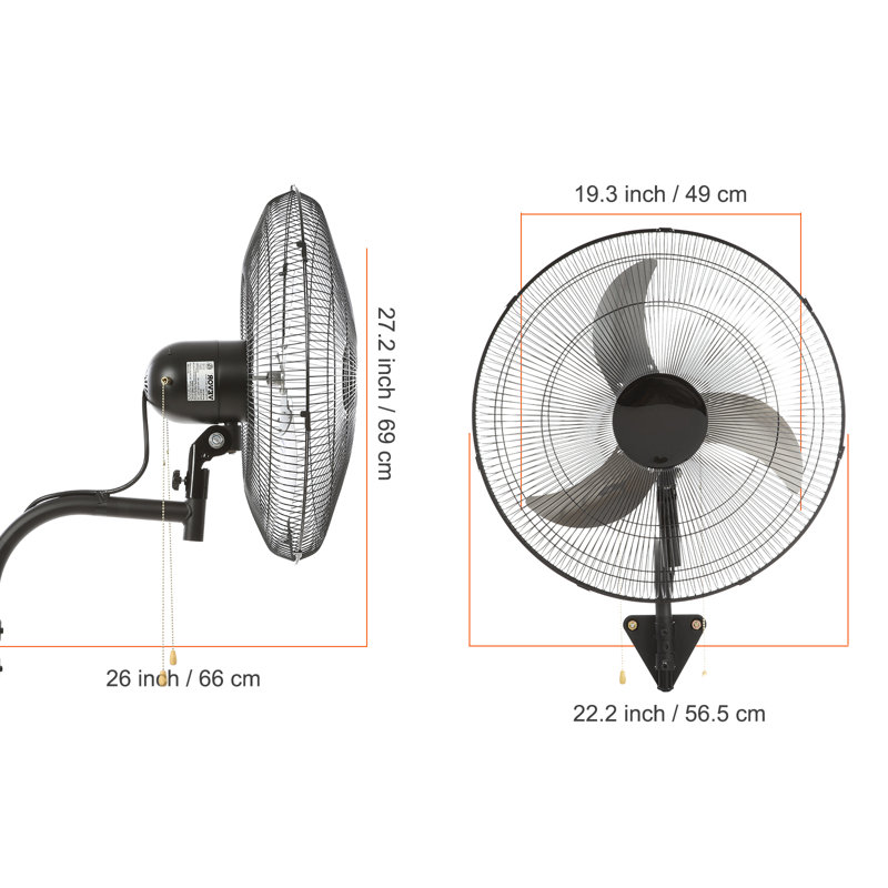 Ventilateur mural Stellweilan Tessberg 27,2