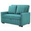2 Seater Linen Sofa Bed-364745024