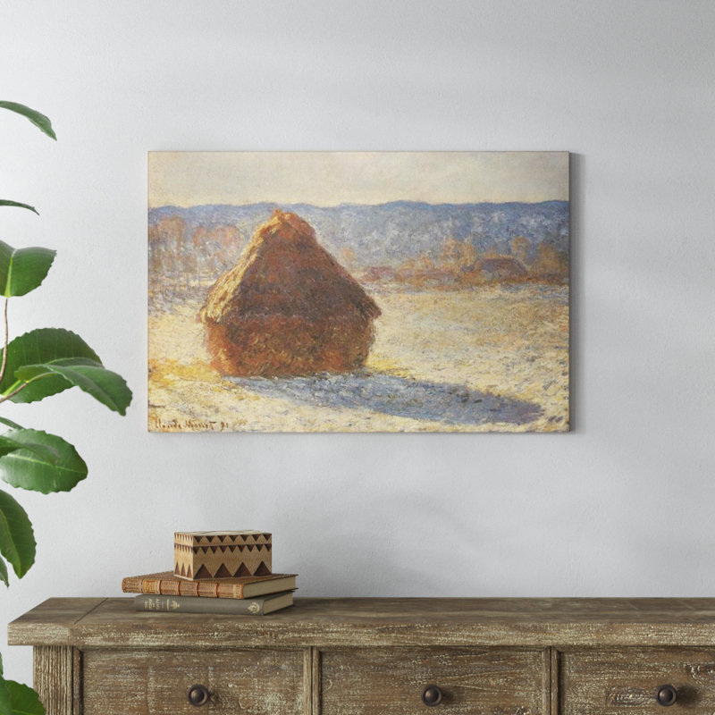 Claude Monet - Wrapped Canvas Painting, 60cm H x 90cm W x 1.8cm D