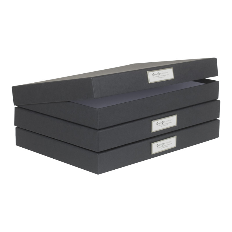 Sven Letter Document Box, Black