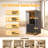 Wizzisaunas 1-Person Far Infrared Wooden Sauna For Home, With 3-Sided Tempered Glass, Red and Blue Light Therapy, Remote Temperature Control Via App, Built-In Bluetooth Speaker, Red Cedar Wood-127687251-133685816
