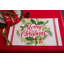Serviette de table brodée Mistletoe 20 po Icenhour