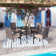 Argyri Square 5-Pieces Patio Dining Set With Cushions