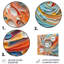 Spiral Symphony I - reproduction abstraite de spirales sur métal-1126220807