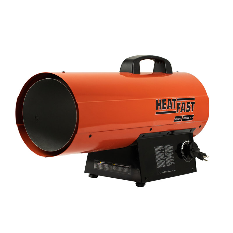 Heatfast Portable Construction Lp Gas Forced Air 120k Btu Heater 