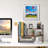 Expandable Wood Desktop Bookshelf Desktop Organizer Office Storage Rack Wood Display Shelf, Counter Storage Rack Top Bookcase - Freestyle Display Natural Stand Office Supplies Desk Organizer