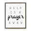 Art mural encadré "A Prayer Away Sentiment" par Ashley Calhoun-978969969-982743746