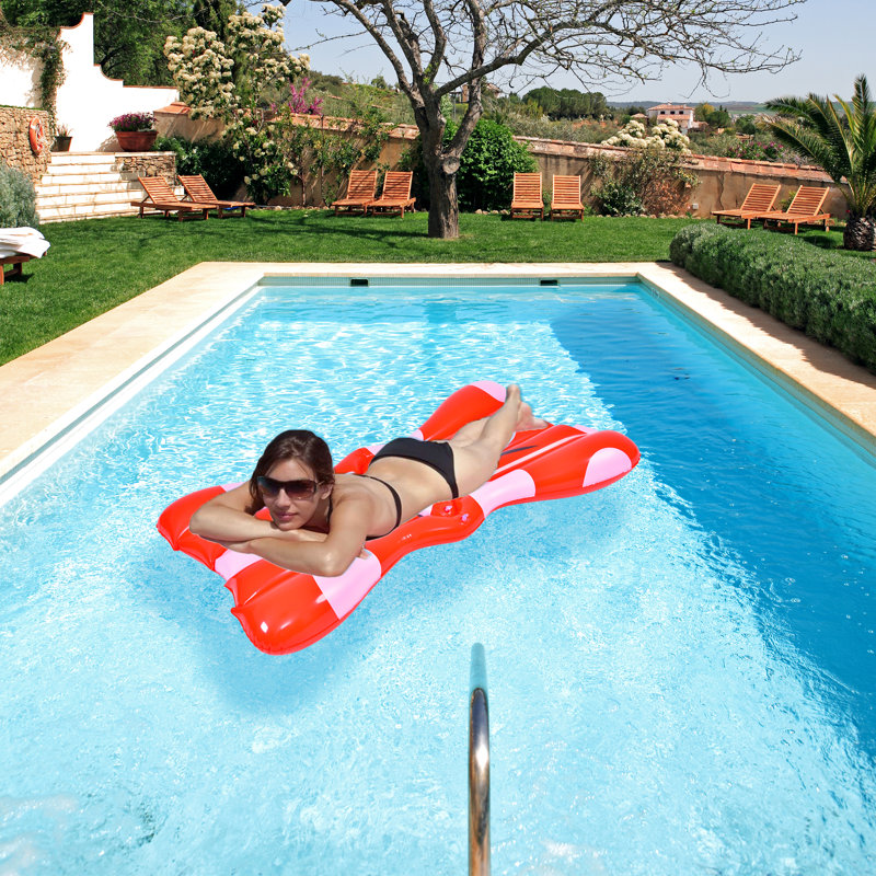 Flotteur gonflable 37 po rouge et blanc
