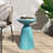 Atira Round Metal Outdoor Side Table , 15'' in. W 15'' in. D-70318021