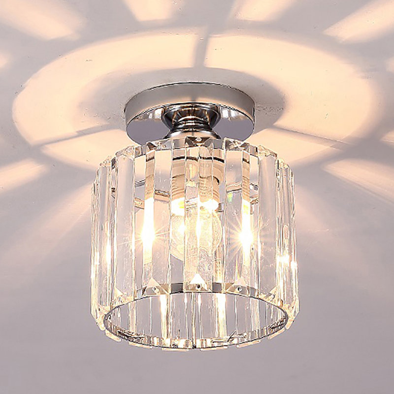 Alvarado 1-Light 15cm Flush Mount, Chrome