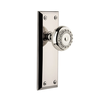 Grandeur Fifth Avenue Plate Passage with Parthenon Door Knob