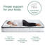 Matelas à plateau-coussin moyen 10 po Bellechester-20881885