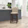 Marthasville Swivel Upholstered Counter Stool