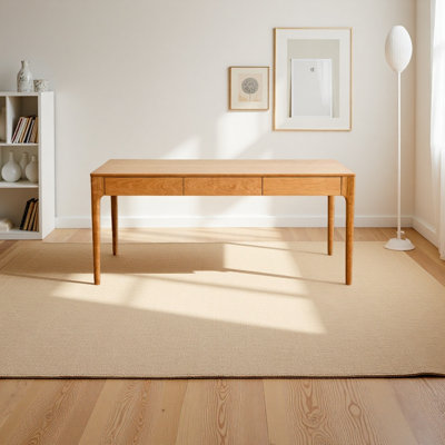 Solid Cherry Wood Modern Desk