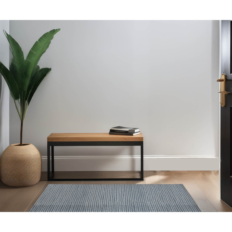 Paillasson Chevron, L 36 po x L 60 po, Blue