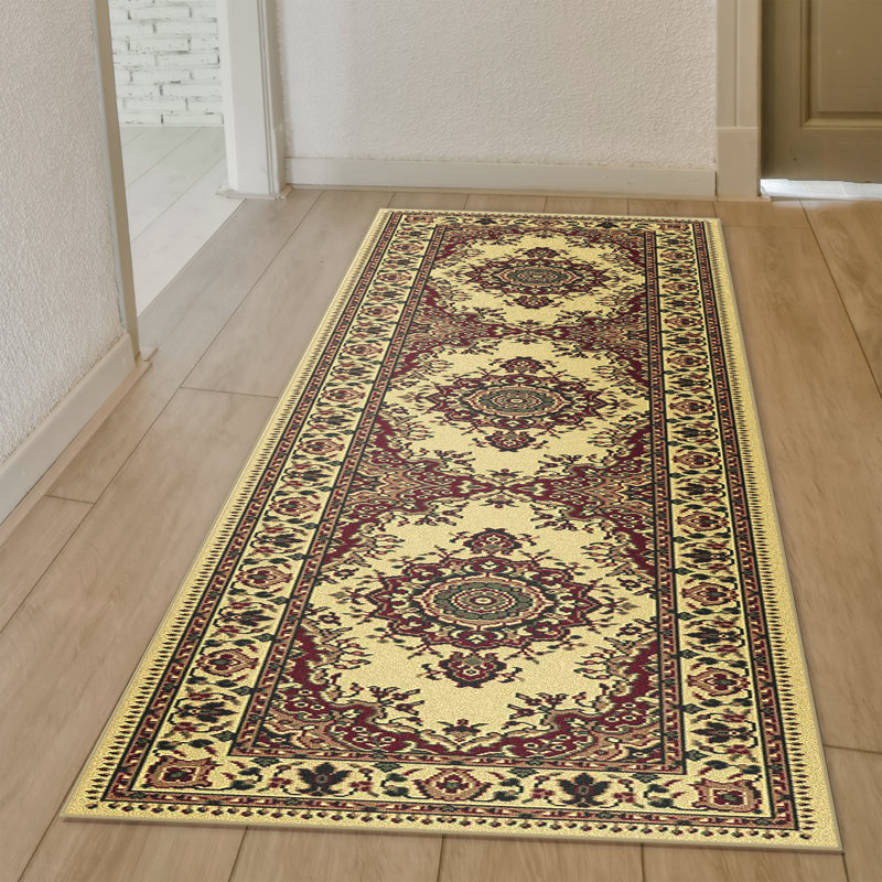 Tapis ivoire Rufina 1191, Tapis de couloir : 2 pi 2 po x 7 pi 7 po