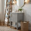Ensemble de meuble-lavabo autoportant moderne de 20 po, armoire à cadre en bois massif avec lavabo intégré, porte à fermeture en douceur et quincaillerie en acier inoxydable-273870357