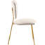 Chaise d'appoint rembourrée en velours Angel-1136189235
