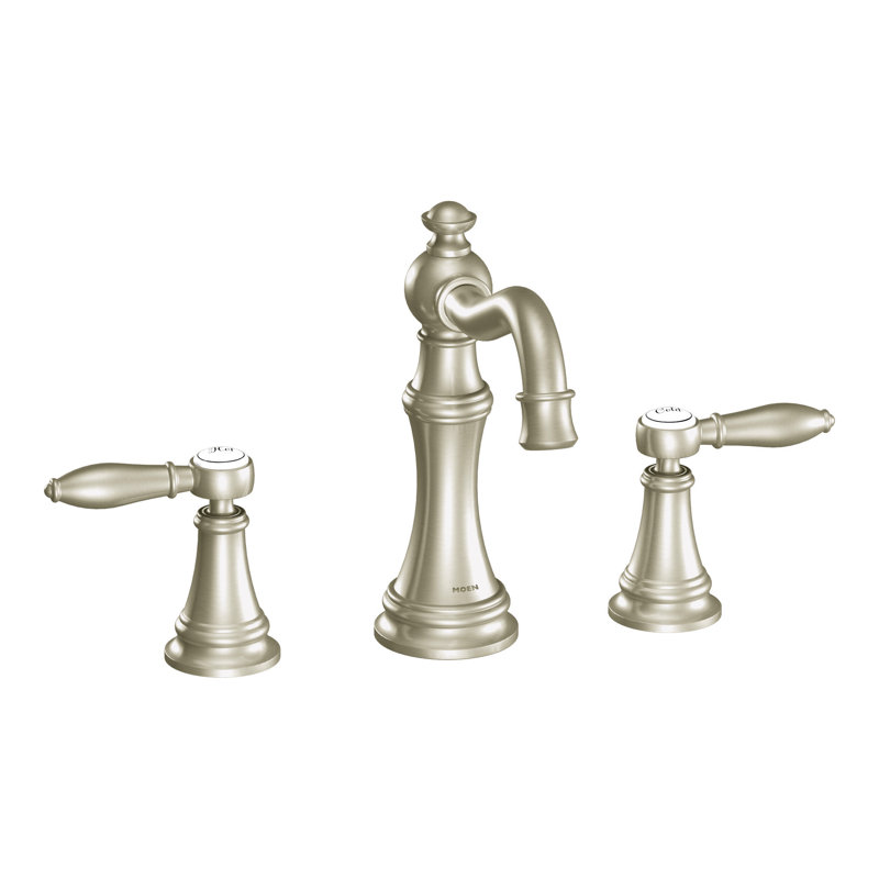 Weymouth 2H Widespread Trim & Valve, BN, Brushed Nickel, Lever
