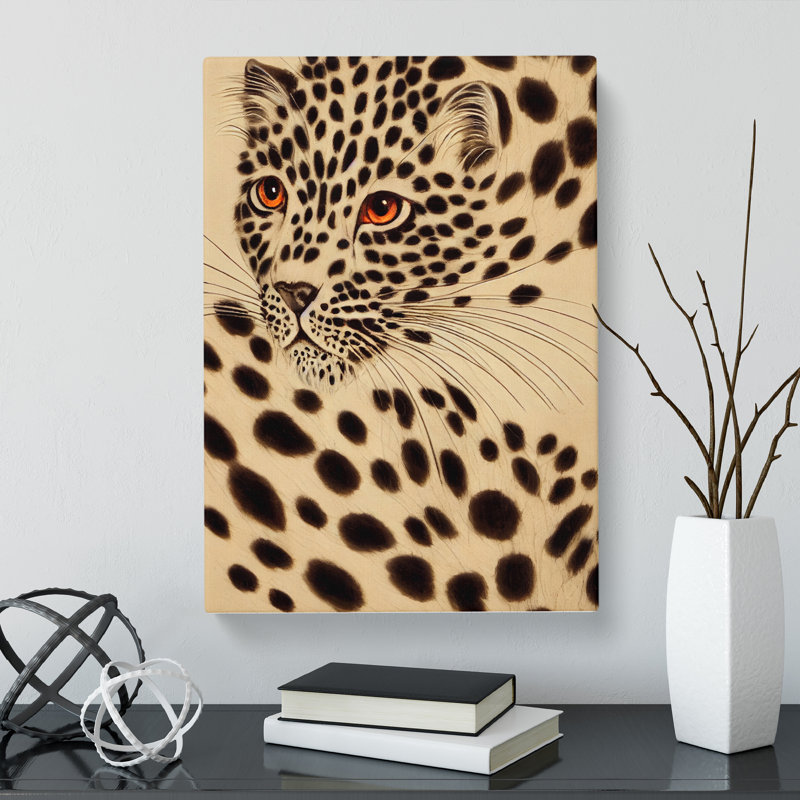 Leopard Modern Vol.3 - Wrapped Canvas, 50cm H x 35cm W x 3cm D