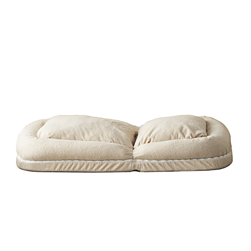 Lit pour chien humain, Beige