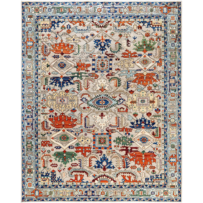 Serapi One-of-a-Kind 7' 11" X 9' 9" Hand Knotted Area Rug
