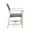 Chaise de salle à manger en bois et osier Hampton (ensemble de 2)-1464078567