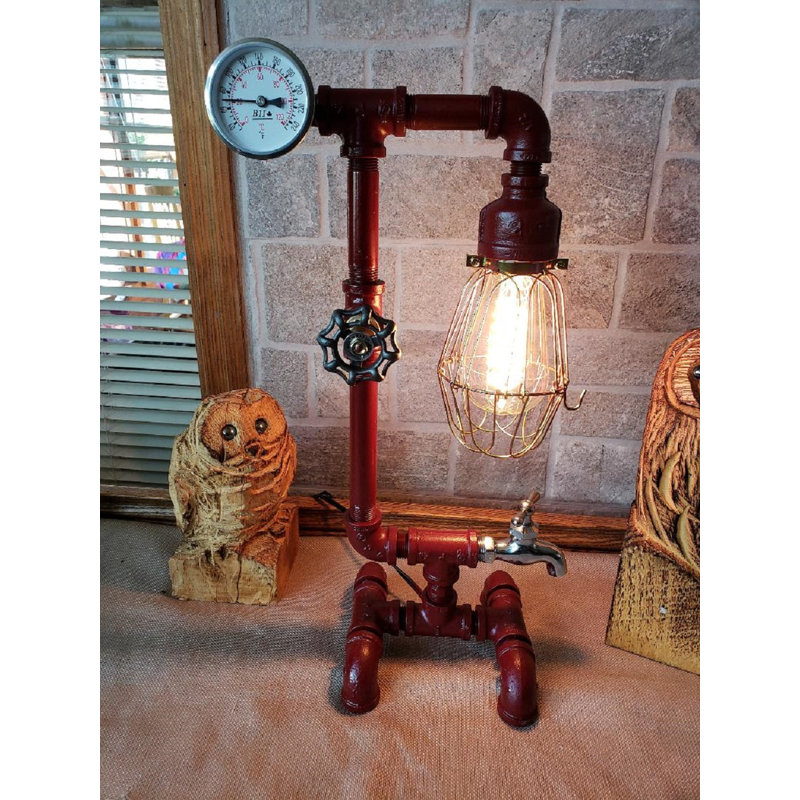 Lampe de table rouge 18 po Madrid