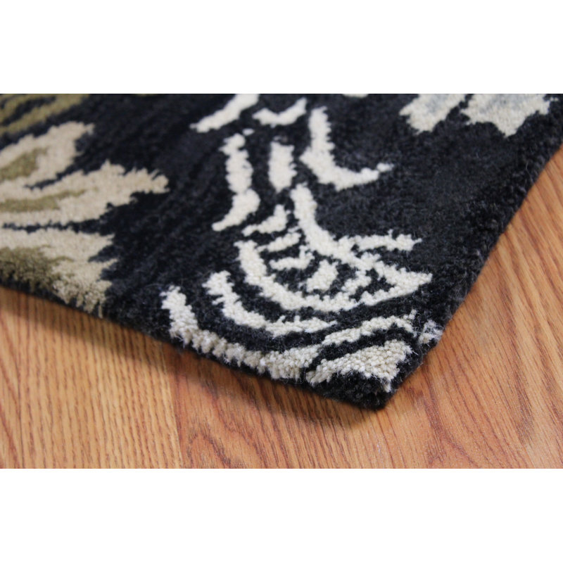 Soraya Wool Floral Indoor Rug, Rectangle 5' x 8'