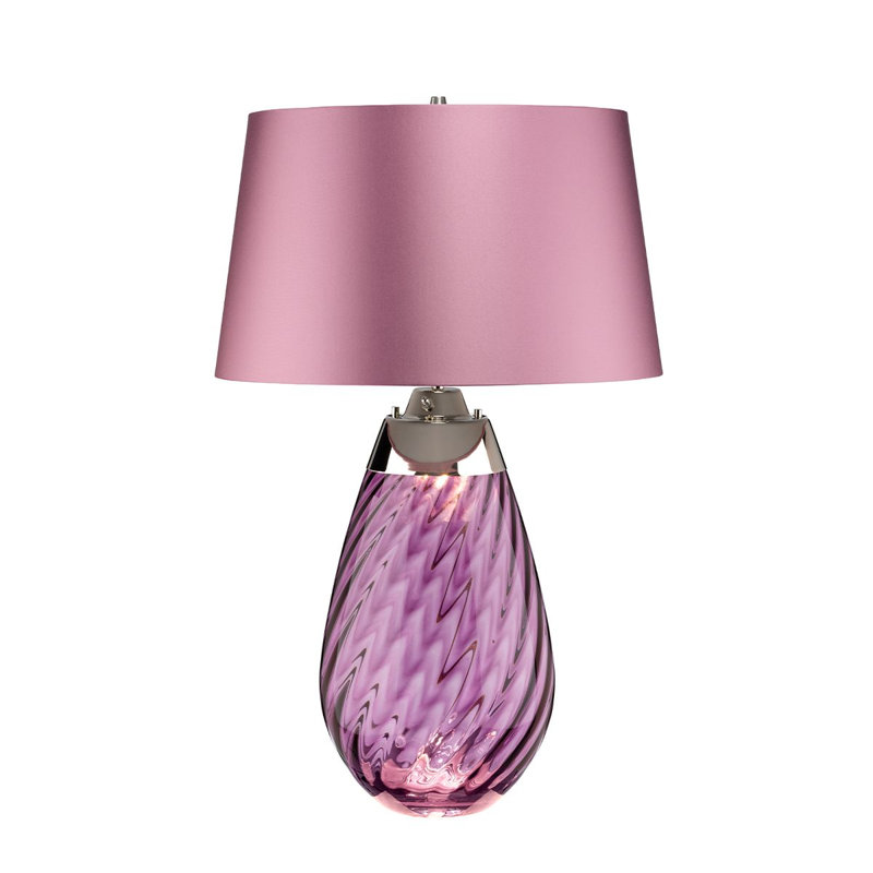 Lampe de table Lena, Mauve, H 29 po x l 18 po x P 18 po, Mauve