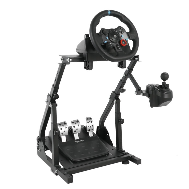 Anman Racing Wheel Stand fit Logitech G27 G29 G920 Fanatec Thrustmaster, NO  Shifter Pedal & Reviews