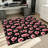 Floral Poppy Area Rug, Non-Slip Soft Indoor Floor Mat for Living Room, Bedroom, Kitchen, Entryway, Patio Decor and Accessories-129764478