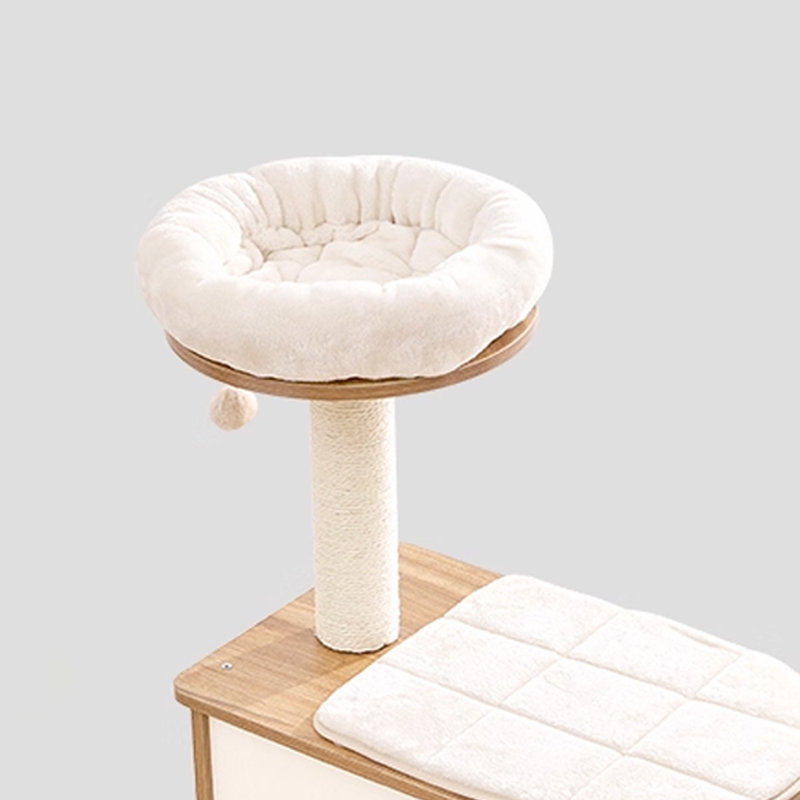 3 Tiers Cat Tree with Condons,Perch,Scratching Posts