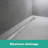 Rain Match Trim Classic 31 1/2" Linear Grid Shower Drain