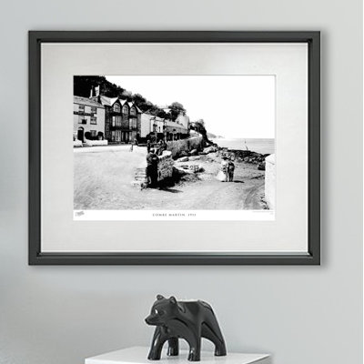 Combe Martin, 1911 - Single Picture Frame Print