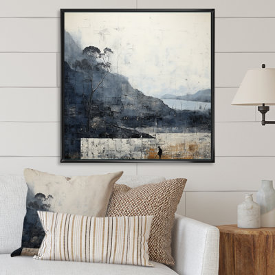 " Minimalism Black And White Countryside "