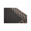 Repose-pieds Dewey bleu marine et brun-1782062247
