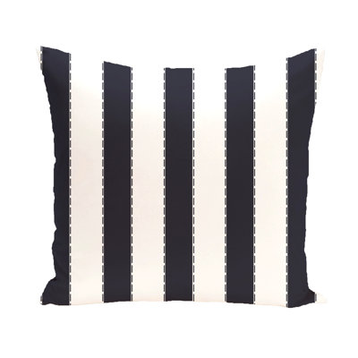 Stripe A Balance Striped Reversible Throw Pillow